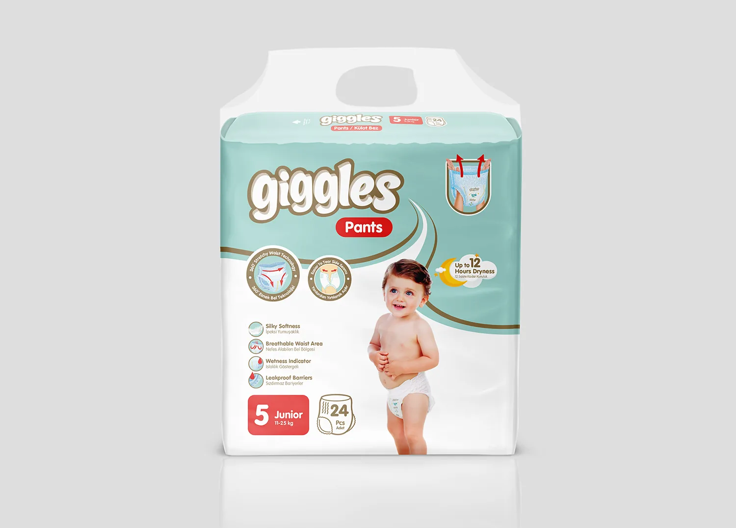 Подгузники-трусики Giggles Pants оптом — KING STONE
