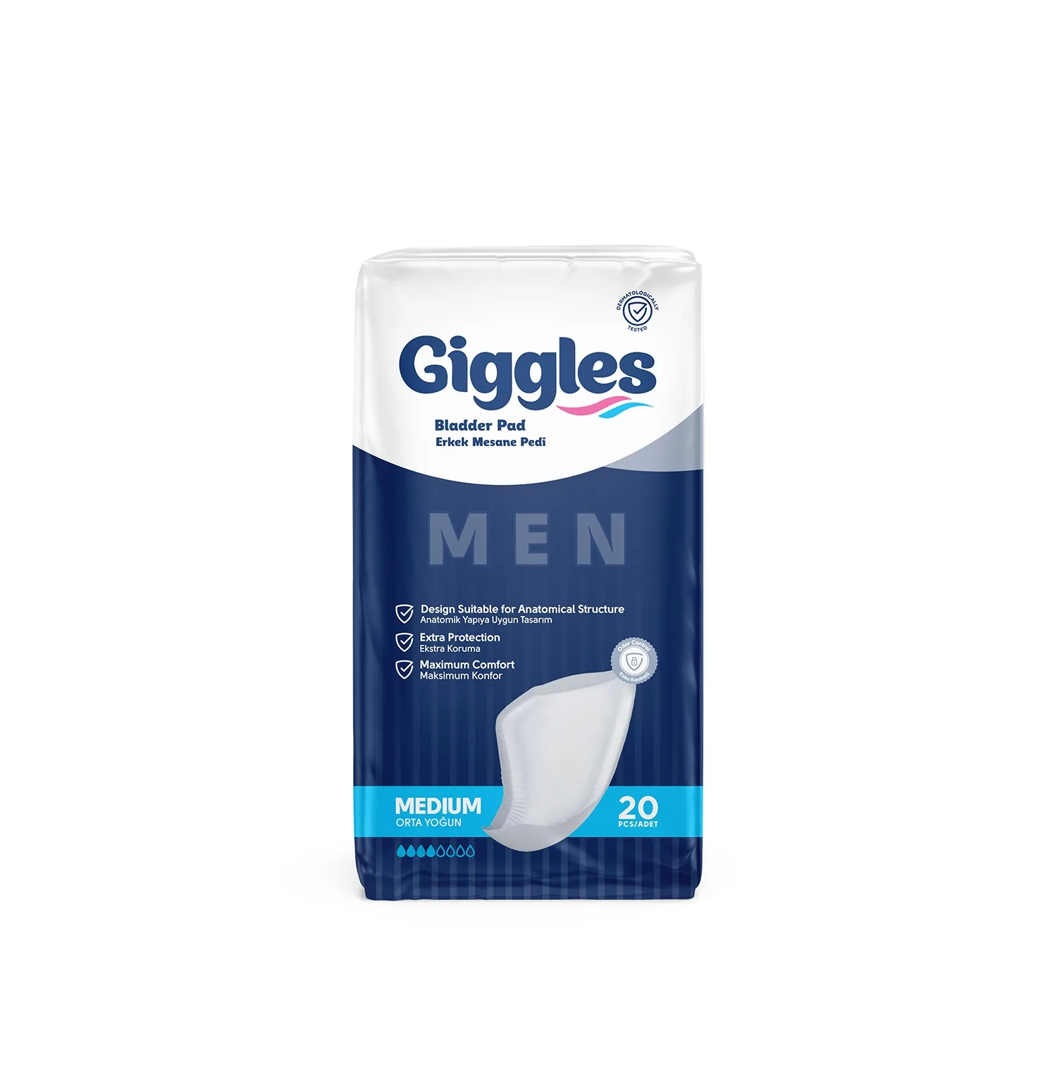 Урологические прокладки Giggles Men 20 шт оптом — KING STONE