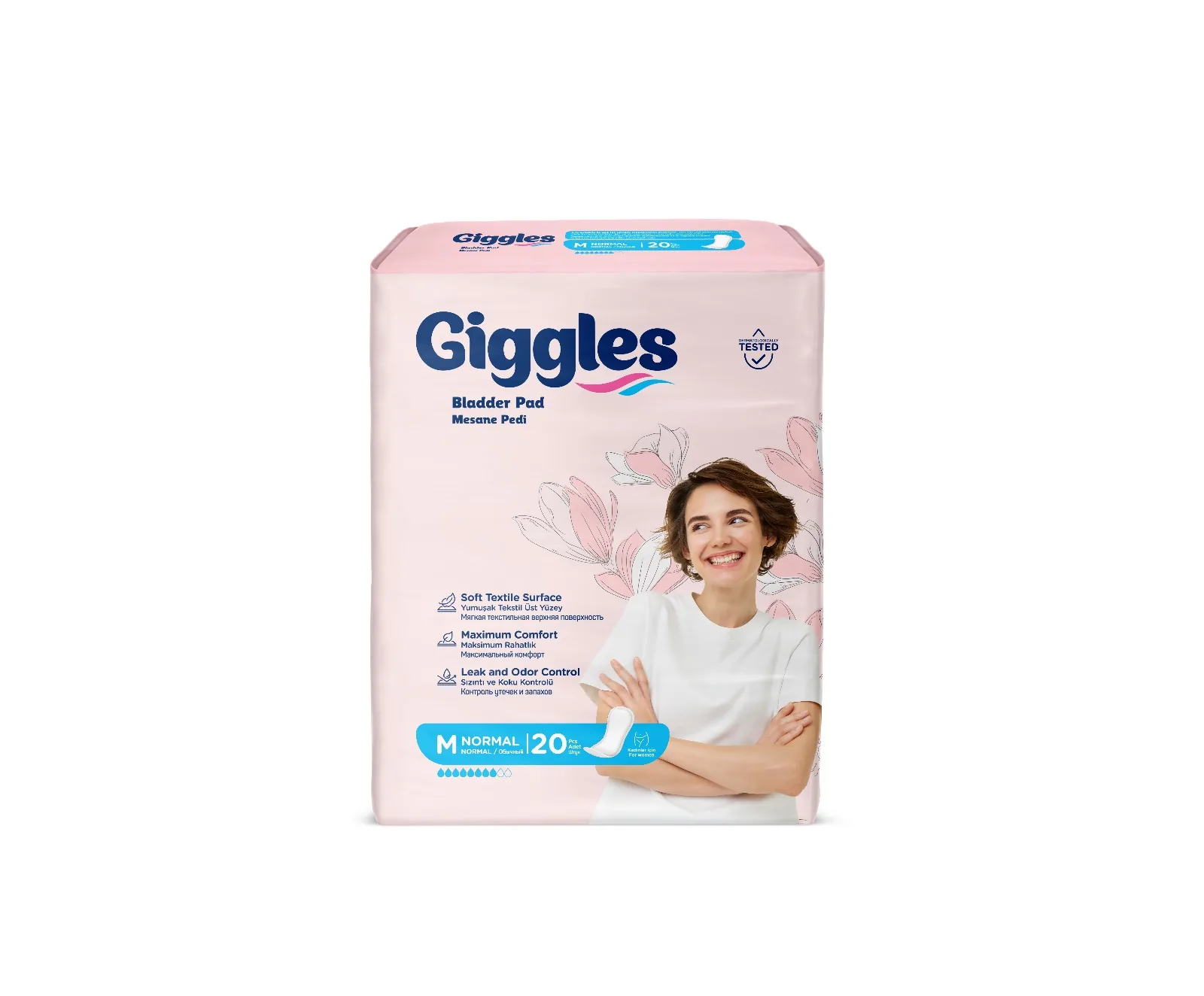 Урологические прокладки Giggles Women 20 шт оптом — KING STONE